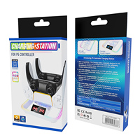 Support de charge double RGB pour manettes P5 - Station de charge rapide filaire en plastique