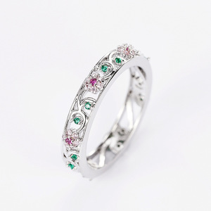 Anello Floreale Colorato per Donne, Design Delicato con Fiori Freschi, Gioiello da Dito alla Moda - Product Image 5
