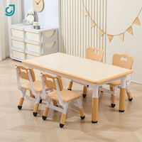 Ensemble scolaire en forme de lune, tables pour enfants, mobilier de maternelle, chaises et tables en plastique pour enfants, autres meubles scolaires