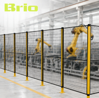 Système de clôture de protection de machines direct usine, barrière de sécurité robuste pour l'automatisation industrielle et les cellules robotisées