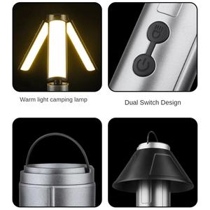 Lampe de camping portable LED étanche pour l'extérieur, multifonctionnelle, rétractable - Product Image 4
