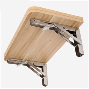 TZR OEM Custom Sheet Metal Fabrication White Powder Coated <strong>Steel</strong> Folding <strong>Shelf</strong> <strong>Bracket</strong> - Product Image 4