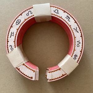 Rosette de <span class=keywords><strong>guitare</strong></span> classique incrustée de bois, B-145 92x18x0.8mm <span class=keywords><strong>pour</strong></span> pièces de <span class=keywords><strong>guitare</strong></span> - Product Image 1