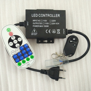Control Remoto RF de Alto Voltaje AC 110V <span class=keywords><strong>220V</strong></span> <span class=keywords><strong>para</strong></span> Tira de <span class=keywords><strong>LED</strong></span> con Regulador de Intensidad - Product Image 2