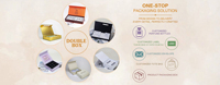 Boîte cadeau magnétique en papier pliable, emballage personnalisé avec logo, luxe, 30 ml, 50 ml, 100 ml, flacon de parfum, emballage cosmétique, vente en gros