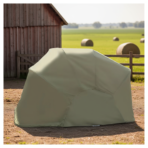 Abri rétractable <span class=keywords><strong>pour</strong></span> moto, <span class=keywords><strong>housse</strong></span> de moto personnalisée en tissu Oxford, <span class=keywords><strong>housse</strong></span> de protection imperméable/résistante aux UV/résistante aux intempéries - Product Image 1