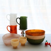 Pichet en résine Judaica israélien personnalisé pour servir de l'eau, du jus, du thé glacé, de la limonade et des boissons infusées – Idéal pour les mariages
