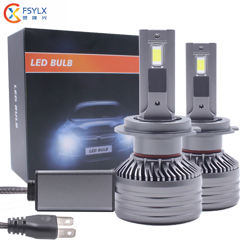 X5ไฟหน้า LED รถบรรทุก20000LM 100W H7 H4 9005, H1 H3 9006 Canbus Bulb12V ไฟตัดหมอก24V