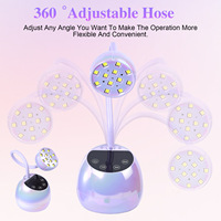 Lampe UV LED sans fil/rechargeable 36W pour gel X, séchoir à ongles à capteur tactile, mini lampe UV LED à séchage rapide pour gel de construction