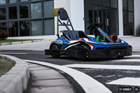 Go-Kart Eléctrico Inteligente de Alto Rendimiento con Velocidad Ajustable por Software, 3 Velocidades, Mini Badger Racing, Doble Motor, Hidráulico, para Exteriores