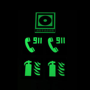 Usine en gros impression personnalisée film lumineux <span class=keywords><strong>fluorescent</strong></span> lueur dans le vinyle auto-adhésif foncé - Product Image 4