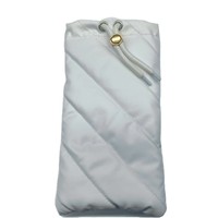 Pochette à lunettes de soleil tendance en duvet doux avec cordon de serrage et fermeture éclair, logo personnalisable, haute qualité, marque Anhong, modèle P094, couleur unie