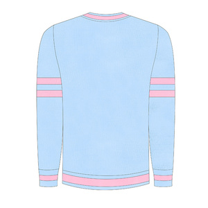 Vente en gros d'images personnalisées élégantes collégiales doux à manches longues en tricot torsadé confortable <span class=keywords><strong>pull</strong></span> à col en V haut Costume de soeurs - Product Image 2