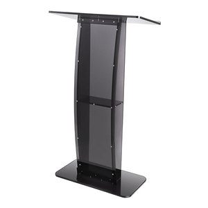 Podium <span class=keywords><strong>en</strong></span> acrylique-Pupitre transparent durable pour les présentations de sermons d'église et les événements d'entreprise - Product Image 5