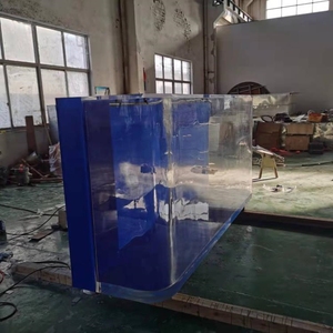 <strong>Best</strong> Price Acrylic Blue Supermarket Commercial Sex Natural Aquarium Fish Turtle <strong>tank</strong> - Product Image 4