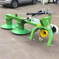Haute qualité 3 points monté Double disque tondeuse à tambour rotatif nouvelle condition foin tambour tondeuse tracteur ferme noyau boîte de vitesses roulement