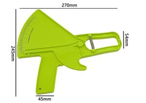 Plicomètre de graisse corporelle, ruban à mesurer automatique impérial/métrique avec verrouillage automatique pour une <span class=keywords><strong>mesure</strong></span> précise des <span class=keywords><strong>plis</strong></span> <span class=keywords><strong>cutanés</strong></span> (fitness) en mm - Product Image 6