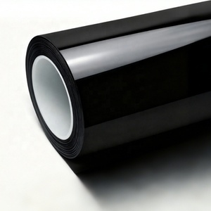 Car Wrapping Vinyl Films Full Body Free Sample 5*56FT Stretch Film Roll Crystal Piano Black Wrapping Film - Product Image 2