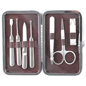 OEM Hot Sale High Grade Salon Quality <b>Manicure</b> <b>Kit</b> Beauty Nail Care Tools Professional Stainless Steel <b>Manicure</b> Pedicure Set - Product Image 1