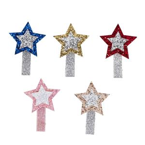 Nouvelles épingles à cheveux en tissu pailleté tendance, couleur bonbon, pince à cheveux BB, barrette pour enfants, filles, accessoires de cheveux pour fête - Product Image 1