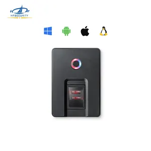 Hfsecurity Vingerafdrukscanner Sdk Kyc Biometrische Vingerafdrukscanner Met Simregistratie-Lidmaatschap (Hf4000plus)