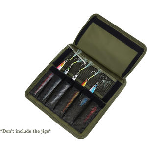 Heavy Duty Waterproof Offshore Fishing Lure Bag Fishing Jig <b>Wallet</b> for Saltwater & Freshwater Slow Pitch Jig Storage Bag - Product Image 6