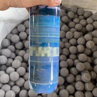 Balles de tennis en fibres chimiques hautement élastiques en gros, logo personnalisé, balles de tennis et de padel professionnelles en caoutchouc pour l'entraînement