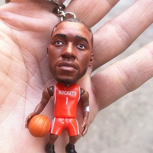 Set de Llaveros con Figuras de Jugadores Estrella de la NBA: James Harden, <span class=keywords><strong>LeBron</strong></span> James, Kobe Bryant, Mini Figuras para Fanáticos del Baloncesto - Product Image 2
