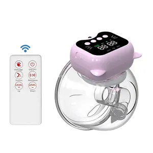 Nouveau portable mains libres 3 en 1 aspiration de lait à même fréquence tire-lait électrique intelligent conception anti-reflux ventouse de tasse de lait