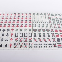 Kit de Mahjong Personnalisé avec Dos en Mélamine à Image Intégrale, Tuiles Imprimées Personnalisées, Jeu de Table pour la Détente à Domicile, Cadeau