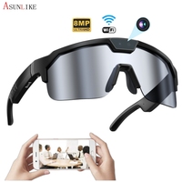 Nouvelles lunettes intelligentes 2026 pour le cyclisme, vidéo 8MP 1080P, capteur six axes anti-tremblement, traduction mondiale IA, ChatGPT, IP67