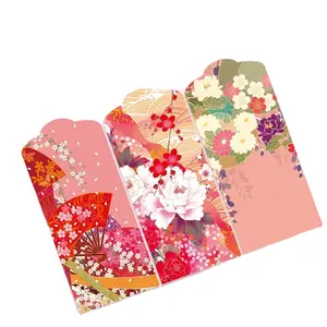 <span class=keywords><strong>2021</strong></span> enveloppe rouge créative de style japonais pour les mariages paquet de papier mignon avec thème mille dollars tradition du nouvel an - Product Image 2