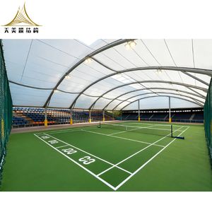High-End PVDF PTFE <strong>Fabric</strong> Waterproof <strong>Tensile</strong> Membrane <strong>Structure</strong> Tent Shade <strong>Canopy</strong> Roof for Indoor Tennis Basketball Padel Court - Product Image 6