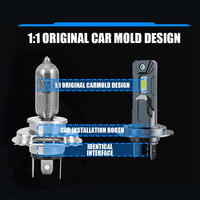 12V nuevo Mini coche Led faro H1 H3 H4 H7 H11 9005 880 blanco súper brillante sin ventilador Auto Led bombilla para coche