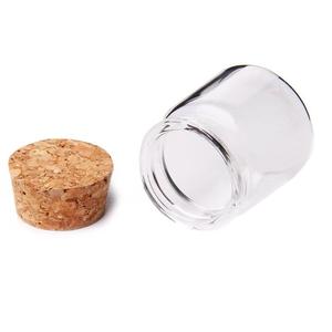 Großhandel 2ml 5ml 10ml 15ml 20ml 30ml Leere Glas fläschchen Samen blume Streich hölzer Verpackung Glasflasche mit Kork deckel - Product Image 4