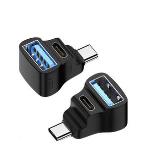 2 en 1 100W Type <span class=keywords><strong>C</strong></span> OTG Charging Extender Support 8K 60HZ HDTV <span class=keywords><strong>USB</strong></span>-<span class=keywords><strong>C</strong></span> et <span class=keywords><strong>USB</strong></span>-A Charge rapide 5A pour imprimante et ordinateur - Product Image 3