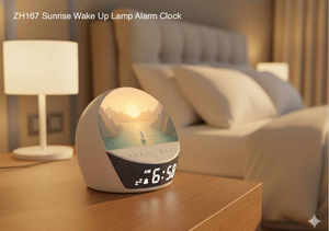 Nouveau Réveil Intelligent Électronique OEM avec Affichage Numérique, Fonction Snooze, Chargement USB, pour Enfants et Adultes, Horloge <span class=keywords><strong>de</strong></span> Chevet Effet Lever et Coucher <span class=keywords><strong>de</strong></span> Soleil - Product Image 4