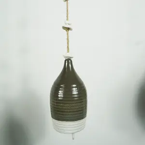 Ceramic Bell Crafts Custom Hanging Wind Chime For Home Decor