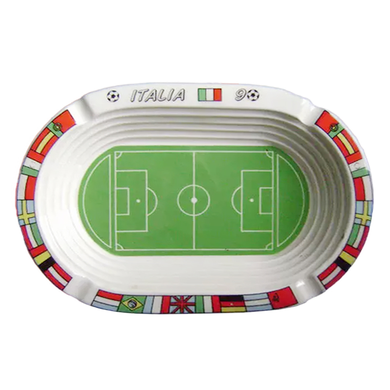 Пепельница для курения в ретро-стиле на заказ, круглая смоляная пепельница, керамическая пепельница для стола, футбольного поля, стадиона