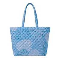 Nouveau sac fourre-tout matelassé à deux anses pour femme, imprimé sur mesure, motif floral hawaïen, grande capacité, souple et personnalisable