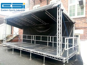 Traliccio per Porta da Calcio in Alluminio Certificato ESI TUV, Resistente al Fuoco, per Decorazioni ad Arco Nuziale, Sfondo per Palco da Esterno per Live Streaming - Product Image 1