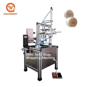 Automatic Labeling Hotel Soap Paper Film Pleated Wrapping Machine Made in China
