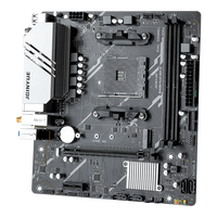 JGINYUE B450M PLUS WIFI-B Motherboard DDR4 M-ATX Desktop Mendukung Prosesor Seri AM4 1000 2000 3000 4000 5000