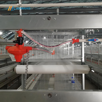 Système d'abreuvement par tétine pour volailles, gobelet anti-goutte, régulateur de niveau pour ligne d'eau en tuyau carré pour élevage de poulets de chair