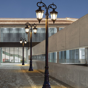 <span class=keywords><strong>Zone</strong></span> piétonne lampadaire pôle Antique crochet post lampes décoratives jardin lumières voie <span class=keywords><strong>colonne</strong></span> borne lampe - Product Image 5