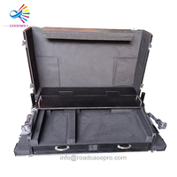 Boîtier de transport en contreplaqué et aluminium personnalisé et durable Goodcase pour contrôleur M&A3 Command Wing et Fader Wing avec supports latéraux pour ordinateur portable