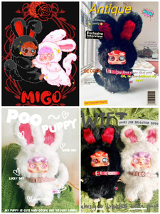 Muñecas de Peluche Auténticas Baby Three Migo 400% Twin Double Reincarnation de PVC, Escala 1/6, Cajas Misteriosas, Edición de Coleccionista, Lindas - Product Image 6