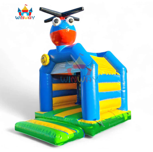 Offre Spéciale : Mini Château Gonflable Hélicoptère de Qualité Commerciale pour Enfants, Idéal pour les Fêtes de Tout-Petits et les Jeux en Extérieur - Product Image 1