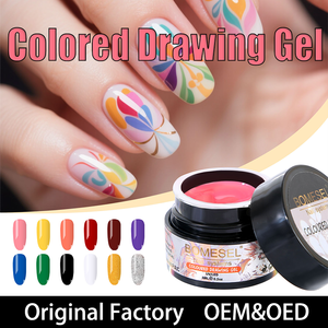 Gel de <span class=keywords><strong>dessin</strong></span> pour ongles en gros, liner UV LED, haute pigmentation, résistant à l'eau, gel de peinture, produits de <span class=keywords><strong>manucure</strong></span> pour salon, commande en gros - Product Image 1
