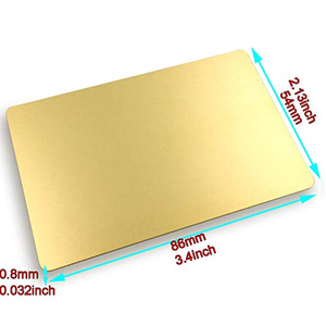 Carte de visite professionnelle personnalisée de haute qualité en acier inoxydable et aluminium, format carte de crédit, prix avantageux - Product Image 2